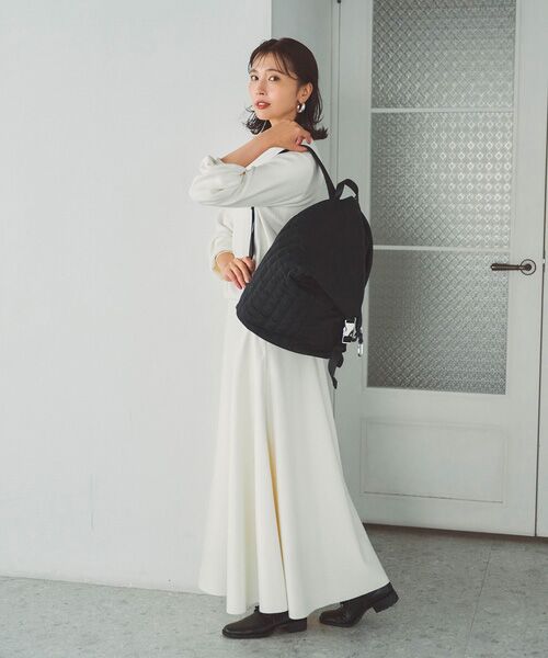 TOPKAPI / トプカピ リュック・バックパック | 【TREASURE TOPKAPI】ナイロン キルティング アシンメトリー リュック  | 詳細2