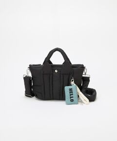 【Breath TOPKAPI】パフィング 2way ミニ トートバッグ チャーム付き