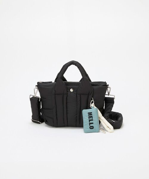 TOPKAPI / トプカピ トートバッグ | 【Breath TOPKAPI】パフィング 2way ミニ トートバッグ チャーム付き | 詳細1