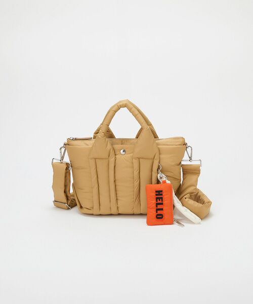 TOPKAPI / トプカピ トートバッグ | 【Breath TOPKAPI】パフィング 2way ミニ トートバッグ チャーム付き | 詳細5