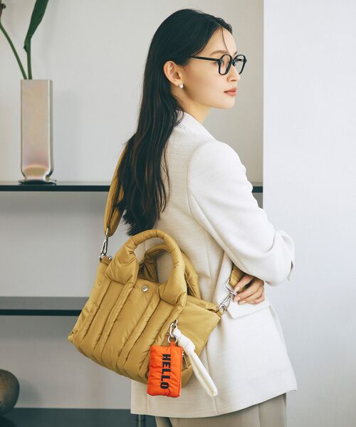 TOPKAPI / トプカピ トートバッグ | 【Breath TOPKAPI】パフィング 2way ミニ トートバッグ チャーム付き | 詳細4