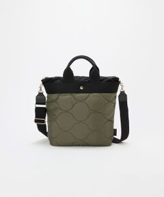 TOPKAPI / トプカピ トートバッグ | 【Breath TOPKAPI】RIPPLE リプル キルティング ショルダー付き 縦型 トートバッグ / 撥水 / 軽量