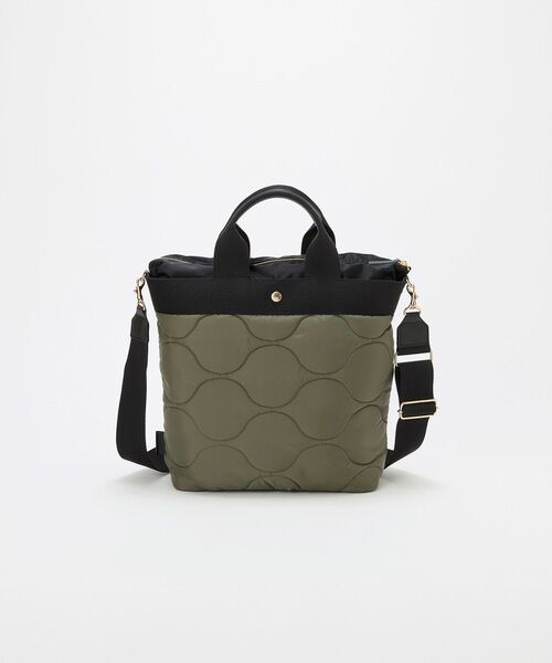 TOPKAPI / トプカピ トートバッグ | 【Breath TOPKAPI】RIPPLE リプル キルティング ショルダー付き 縦型 トートバッグ / 撥水 / 軽量 | 詳細9