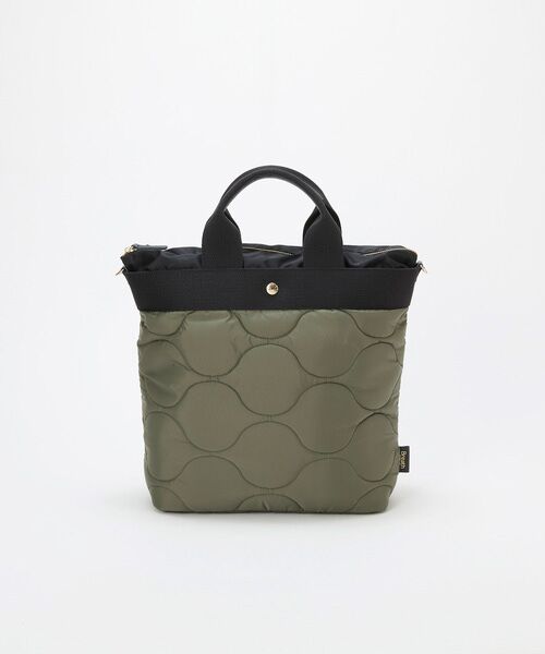 TOPKAPI / トプカピ トートバッグ | 【Breath TOPKAPI】RIPPLE リプル キルティング ショルダー付き 縦型 トートバッグ / 撥水 / 軽量 | 詳細12