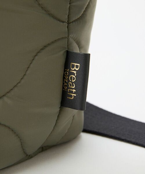 TOPKAPI / トプカピ トートバッグ | 【Breath TOPKAPI】RIPPLE リプル キルティング ショルダー付き 縦型 トートバッグ / 撥水 / 軽量 | 詳細15