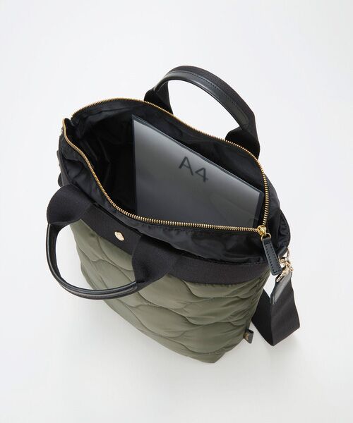 TOPKAPI / トプカピ トートバッグ | 【Breath TOPKAPI】RIPPLE リプル キルティング ショルダー付き 縦型 トートバッグ / 撥水 / 軽量 | 詳細19