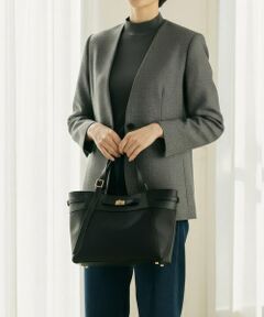 TOPKAPI / トプカピ トートバッグ | 【TREASURE TOPKAPI】ナイロン レザーコンビ 2way トートバッグ A4対応