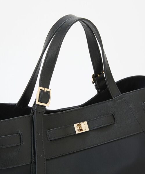 TOPKAPI / トプカピ トートバッグ | 【TREASURE TOPKAPI】ナイロン レザーコンビ 2way トートバッグ A4対応 | 詳細8