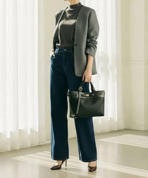 TOPKAPI / トプカピ トートバッグ | 【TREASURE TOPKAPI】ナイロン レザーコンビ 2way トートバッグ A4対応 | 詳細2