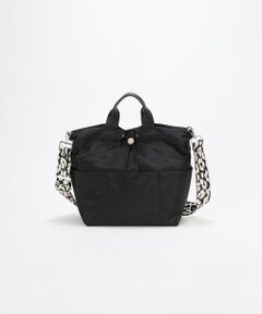 TOPKAPI / トプカピ トートバッグ | 【TREASURE TOPKAPI】ナイロン パターンベルト付き 2way トートバッグ / 8ポケット