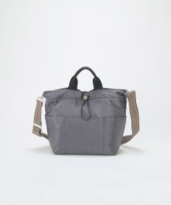 TOPKAPI / トプカピ トートバッグ | 【新色追加】【TREASURE TOPKAPI】ナイロン パターンベルト付き 2way トートバッグ / 8ポケット