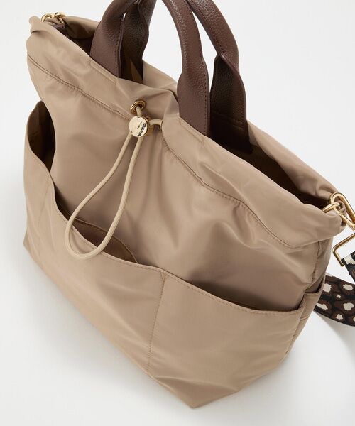 TOPKAPI / トプカピ トートバッグ | 【TREASURE TOPKAPI】ナイロン パターンベルト付き 2way トートバッグ / 8ポケット | 詳細9