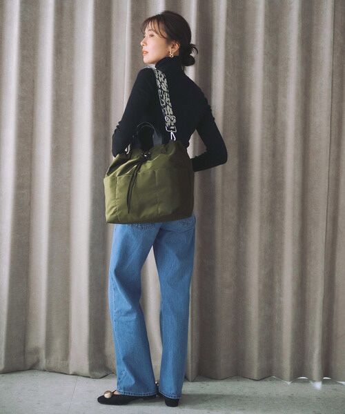 TOPKAPI / トプカピ トートバッグ | 【TREASURE TOPKAPI】ナイロン パターンベルト付き 2way トートバッグ / 8ポケット | 詳細21