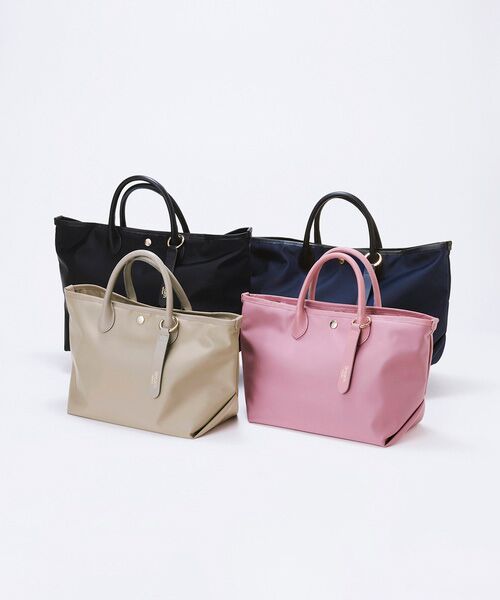 TOPKAPI / トプカピ トートバッグ | 【Breath TOPKAPI】ナイロン レザーハンドル シンプル トートバッグ / 軽量 / A4対応 | 詳細25