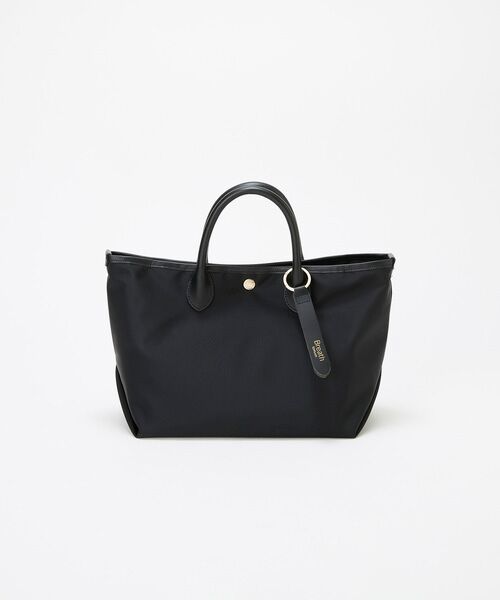 TOPKAPI/トプカピ 【Breath TOPKAPI】ナイロン レザーハンドル シンプル ミニ トートバッグ / 軽量 ブラック F TOPKAPI/トプカピ 【Breath TOPKAPI】ナイロン レザーハンドル シンプル ミニ トートバッグ / 軽量 ブラック F