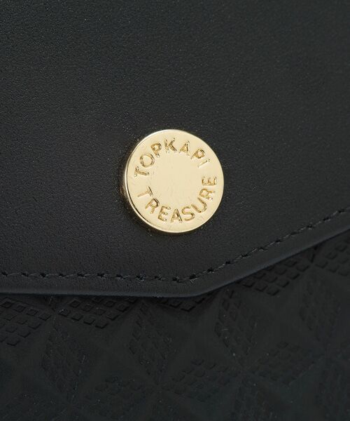 TOPKAPI / トプカピ 財布・コインケース・マネークリップ | 【TREASURE TOPKAPI】スムースレザー 幾何柄 二つ折り財布 | 詳細5