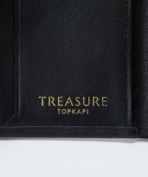 TOPKAPI / トプカピ 財布・コインケース・マネークリップ | 【TREASURE TOPKAPI】スムースレザー 幾何柄 二つ折り財布 | 詳細10
