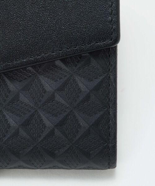 TOPKAPI / トプカピ 財布・コインケース・マネークリップ | 【TREASURE TOPKAPI】スムースレザー 幾何柄 二つ折り財布 | 詳細11