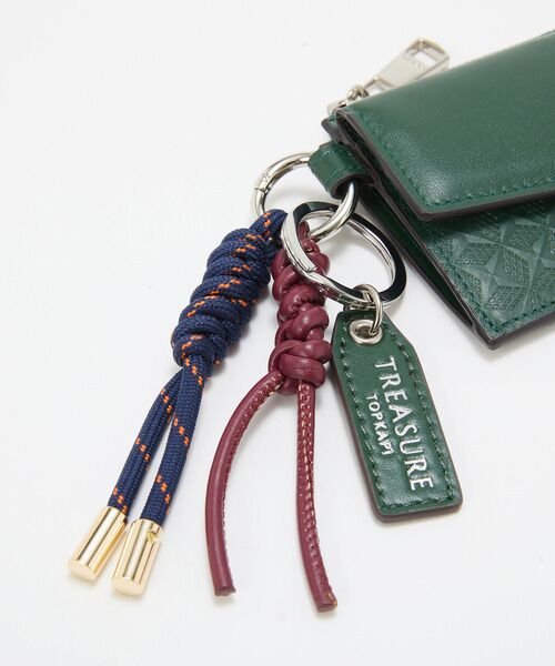 TOPKAPI / トプカピ 財布・コインケース・マネークリップ | 【TREASURE TOPKAPI】スムースレザー 幾何柄 フラグメントケース | 詳細6