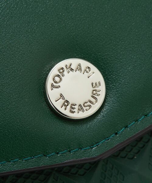 TOPKAPI / トプカピ 財布・コインケース・マネークリップ | 【TREASURE TOPKAPI】スムースレザー 幾何柄 フラグメントケース | 詳細7