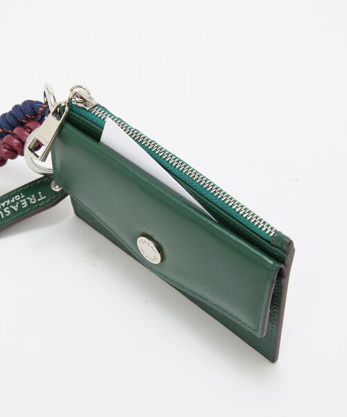 TOPKAPI / トプカピ 財布・コインケース・マネークリップ | 【TREASURE TOPKAPI】スムースレザー 幾何柄 フラグメントケース | 詳細9