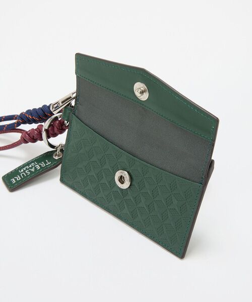 TOPKAPI / トプカピ 財布・コインケース・マネークリップ | 【TREASURE TOPKAPI】スムースレザー 幾何柄 フラグメントケース | 詳細10