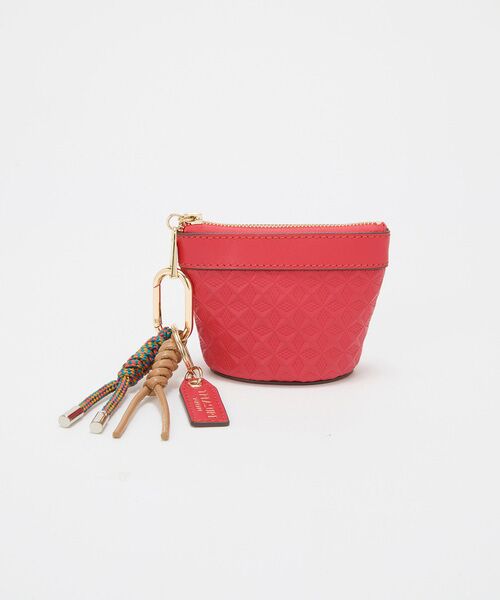 TOPKAPI / トプカピ その他小物 | 【TREASURE TOPKAPI】スムースレザー 幾何柄 マルチケース バッグチャーム | 詳細5