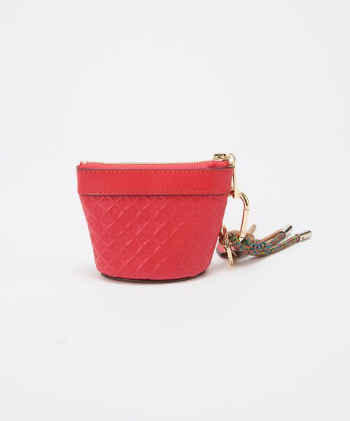 TOPKAPI / トプカピ その他小物 | 【TREASURE TOPKAPI】スムースレザー 幾何柄 マルチケース バッグチャーム | 詳細7