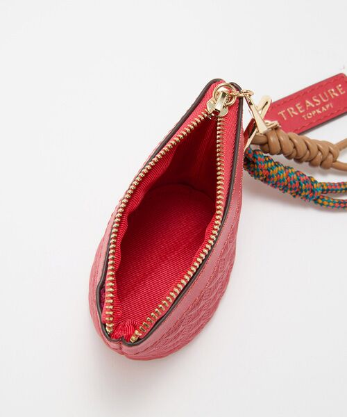 TOPKAPI / トプカピ その他小物 | 【TREASURE TOPKAPI】スムースレザー 幾何柄 マルチケース バッグチャーム | 詳細12