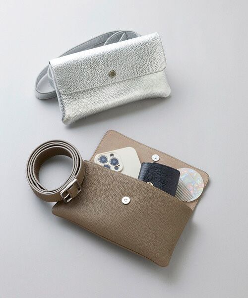 TOPKAPI / トプカピ メッセンジャーバッグ・ウエストポーチ | 【Breath TOPKAPI】シュリンクレザー 3way ミニ ボディバッグ | 詳細11