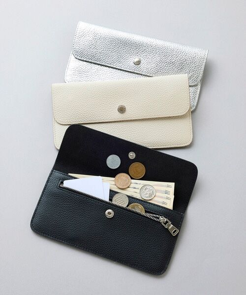 TOPKAPI / トプカピ 財布・コインケース・マネークリップ | 【Breath TOPKAPI】シュリンクレザー 長財布 /10ポケット/薄型/軽量 | 詳細3