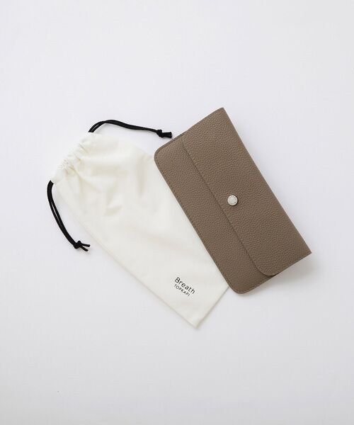 TOPKAPI / トプカピ 財布・コインケース・マネークリップ | 【Breath TOPKAPI】シュリンクレザー 長財布 /10ポケット/薄型/軽量 | 詳細14