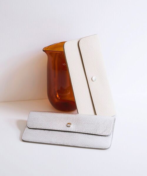 TOPKAPI / トプカピ 財布・コインケース・マネークリップ | 【Breath TOPKAPI】シュリンクレザー 長財布 /10ポケット/薄型/軽量 | 詳細16