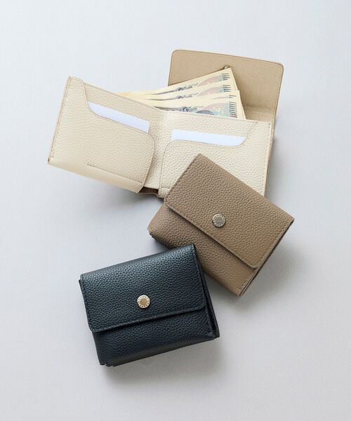 TOPKAPI / トプカピ 財布・コインケース・マネークリップ | 【Breath TOPKAPI】シュリンクレザー 折り財布 /8ポケット/軽量 | 詳細3