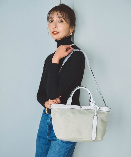 TOPKAPI / トプカピ トートバッグ | 【Breath TOPKAPI】FLOAT フロート ナイロン ミニ トートバッグ　軽量 / 撥水（ホワイト）