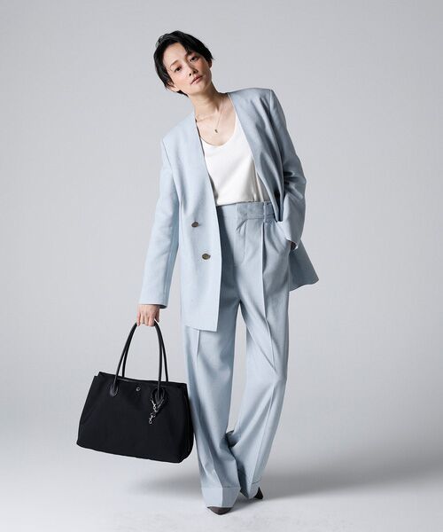 TOPKAPI / トプカピ トートバッグ | 【Breath TOPKAPI】【新色追加】ALINE アライン ナイロン ボストン トートバッグ　A4 / 軽量 / 肩掛け / 大容量 / 旅行 / 出張 / 通勤 | 詳細4