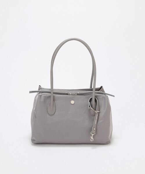 TOPKAPI / トプカピ ボストンバッグ | 【Breath TOPKAPI】ALINE アライン ナイロン ボストン ミニ トートバッグ　軽量 / 肩掛け / 大容量 / 通勤（グレー）