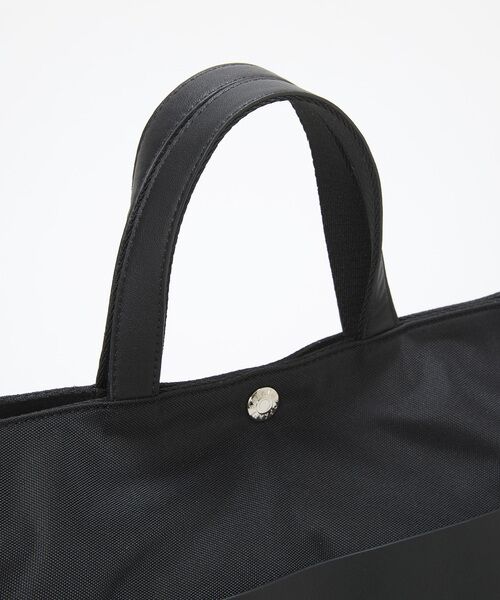 TOPKAPI / トプカピ トートバッグ | 【Breath TOPKAPI sis】【WEB限定】ナイロン レザーポケット トートバッグ ショルダー付き A4 / 軽量 / CALM カーム  | 詳細10