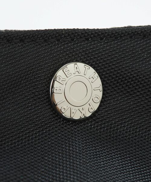 TOPKAPI / トプカピ トートバッグ | 【Breath TOPKAPI sis】【WEB限定】ナイロン レザーポケット トートバッグ ショルダー付き A4 / 軽量 / CALM カーム  | 詳細11