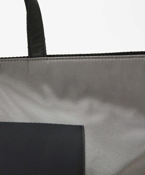 TOPKAPI / トプカピ トートバッグ | 【Breath TOPKAPI sis】【WEB限定】ナイロン レザーポケット トートバッグ ショルダー付き A4 / 軽量 / CALM カーム  | 詳細23