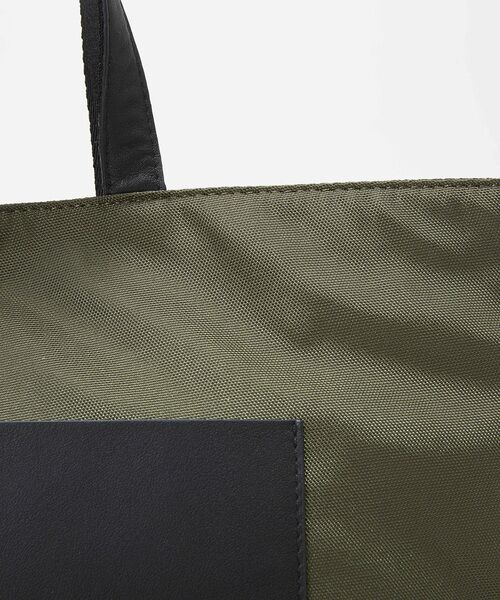 TOPKAPI / トプカピ トートバッグ | 【Breath TOPKAPI sis】【WEB限定】ナイロン レザーポケット トートバッグ ショルダー付き A4 / 軽量 / CALM カーム  | 詳細27