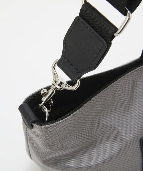 TOPKAPI / トプカピ トートバッグ | 【Breath TOPKAPI sis】【WEB限定】ナイロン レザーポケット ミニ トートバッグ ショルダー付き 軽量 / CALM カーム  | 詳細10