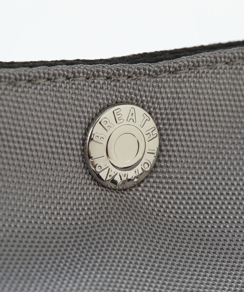 TOPKAPI / トプカピ トートバッグ | 【Breath TOPKAPI sis】【WEB限定】ナイロン レザーポケット ミニ トートバッグ ショルダー付き 軽量 / CALM カーム  | 詳細13