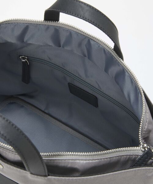 TOPKAPI / トプカピ トートバッグ | 【Breath TOPKAPI sis】【WEB限定】ナイロン レザーポケット ミニ トートバッグ ショルダー付き 軽量 / CALM カーム  | 詳細19