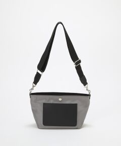 TOPKAPI / トプカピ ショルダーバッグ | 【Breath TOPKAPI sis】【WEB限定】ナイロン レザーポケット ミニ ショルダーバッグ 軽量 / CALM カーム　