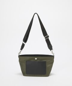 TOPKAPI / トプカピ ショルダーバッグ | 【Breath TOPKAPI sis】【WEB限定】ナイロン レザーポケット ミニ ショルダーバッグ 軽量 / CALM カーム　