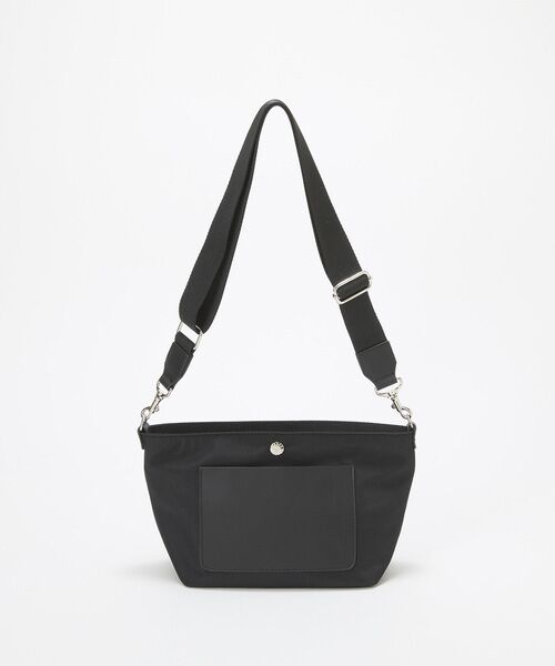 TOPKAPI / トプカピ ショルダーバッグ | 【Breath TOPKAPI sis】【WEB限定】ナイロン レザーポケット ミニ ショルダーバッグ 軽量 / CALM カーム　 | 詳細1