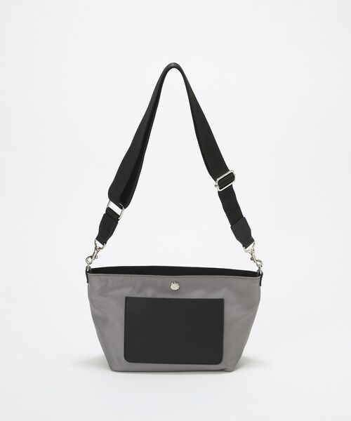 TOPKAPI / トプカピ ショルダーバッグ | 【Breath TOPKAPI sis】【WEB限定】ナイロン レザーポケット ミニ ショルダーバッグ 軽量 / CALM カーム　 | 詳細3