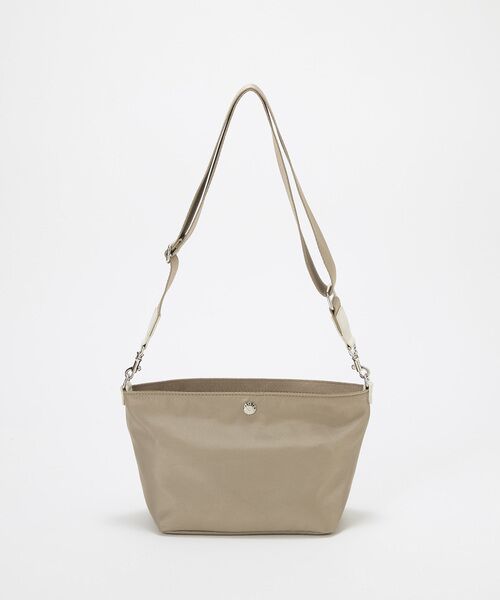 TOPKAPI / トプカピ ショルダーバッグ | 【Breath TOPKAPI sis】【WEB限定】ナイロン レザーポケット ミニ ショルダーバッグ 軽量 / CALM カーム　 | 詳細9