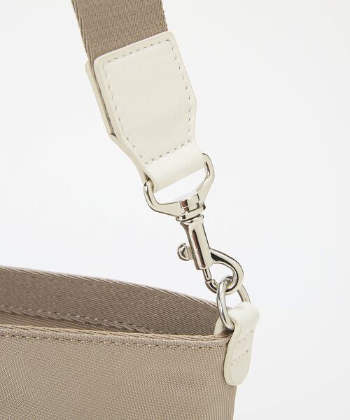 TOPKAPI / トプカピ ショルダーバッグ | 【Breath TOPKAPI sis】【WEB限定】ナイロン レザーポケット ミニ ショルダーバッグ 軽量 / CALM カーム　 | 詳細13